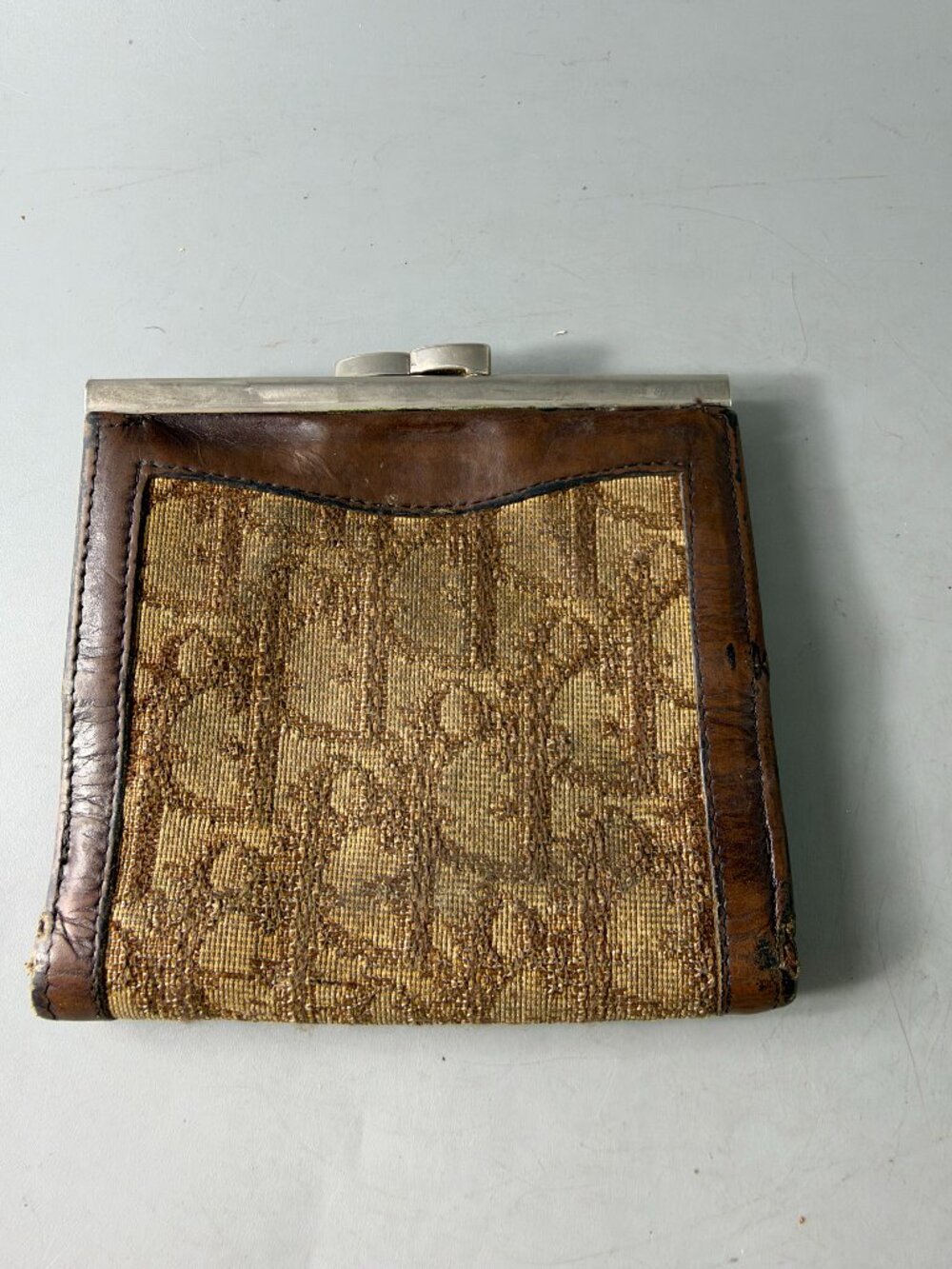 Authentic Vintage Christian Dior Diorissimo Pattern French Wallet